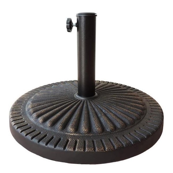 Blue Wave Blue Wave NU6792 31 lbs Weather Resistant Bronze Polyresin Umbrella Base NU6792 - main
